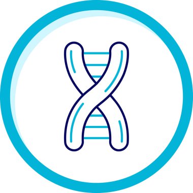 DNA simgesi vektör illüstrasyonu