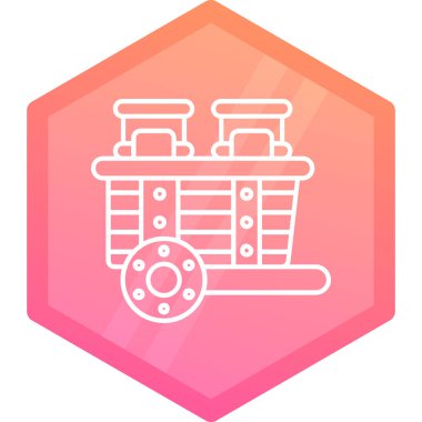 Modern simgenin vektör illüstrasyonu