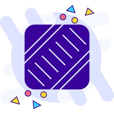 Fransa simgesinin renkli bayrağı beyaz arkaplanda izole edildi. Ulusal Fransa Bayrağı