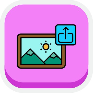 harita simgesi vektör illüstrasyonu