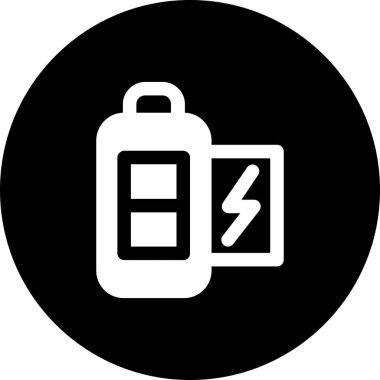 Pil. Web simgesi basit illüstrasyon