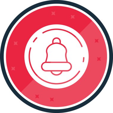 Kişisel ve ticari kullanım için çan vektörü simgesi modern basit vektör çizimi