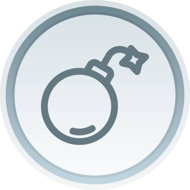 Bomba simgesinin vektör illüstrasyonu