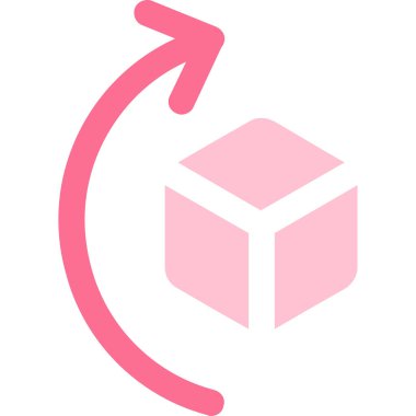 Geri dönüşüm. Web simgesi basit illüstrasyon