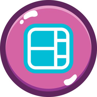 kart simge vektör çizim