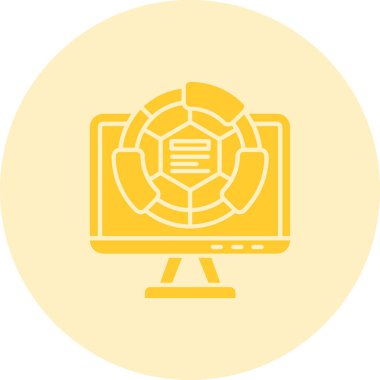 bilgisayar simgesi vektör illüstrasyonu