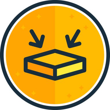 bir hediyenin vektör simgesi