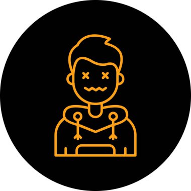 Vektör Avatar Simgesi illüstrasyonu