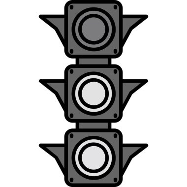 Trafik ışığı simgesi, basit biçim