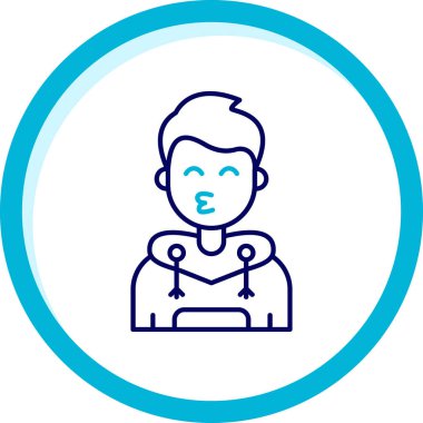 Doktor Web simgesi vektör illüstrasyonu