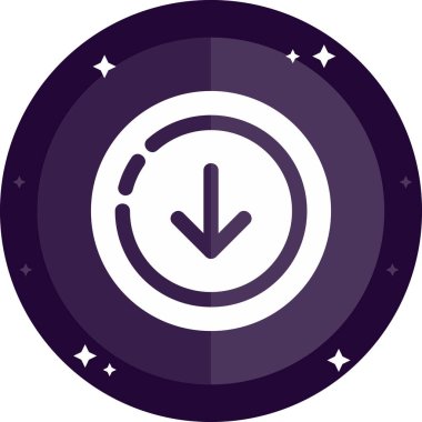 Pusula simgesinin vektör illüstrasyonu