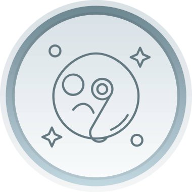 Ağlayan yüz simgesi modayla izole edilmiş arkaplan