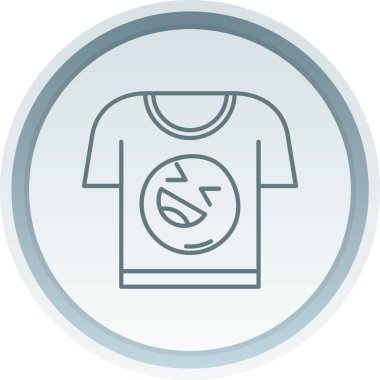 Gömlek. Web simgesi basit illüstrasyon