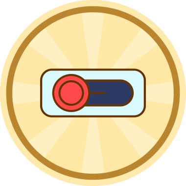 Bir Termometrenin Vektör İllüstrasyonu