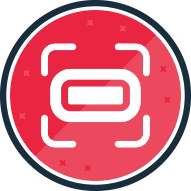 rozet simgesi vektör illüstrasyonu