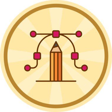 Modern b 'nin vektör illüstrasyonu