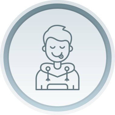 Modern simgenin vektör illüstrasyonu