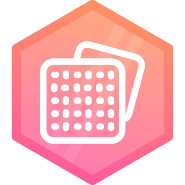 bal peteği vektör simgesi bal için basit vektör illüstrasyonu