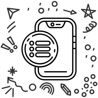 Akıllı telefon cihazı. Web simgesi