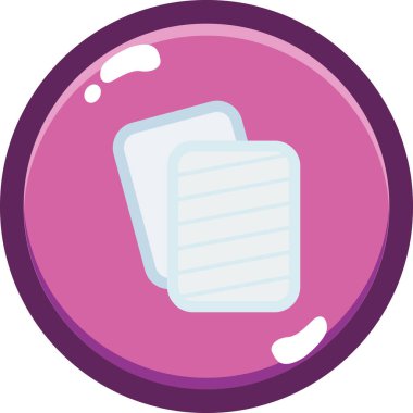 Etiket simgesi vektör illüstrasyonu