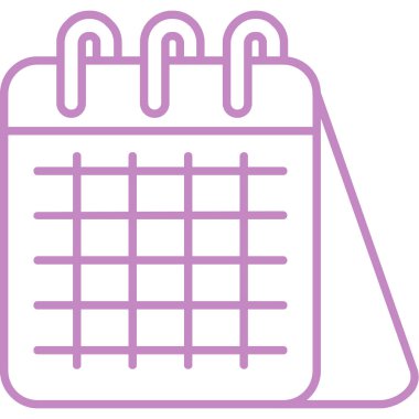 takvim anımsatıcı simgesi vektör illüstrasyonu