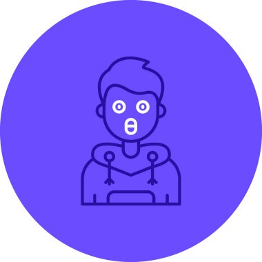 Bir adamın vektör illüstrasyonu