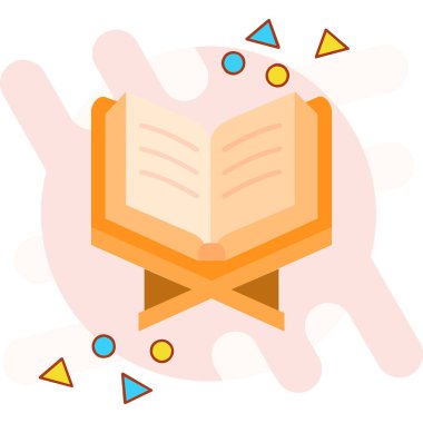 kitap simgesi vektör illüstrasyon tasarımı