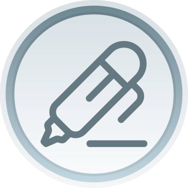 kalem simgesi, basit vektör illüstrasyonu