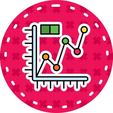 Grafik. Web simgesi basit illüstrasyon