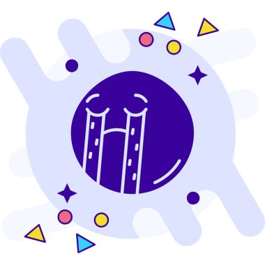 sihirli top web simgesi, vektör illüstrasyonu