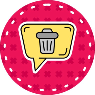 Modern bir simgenin vektör illüstrasyonu