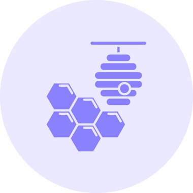 Arı. Web simgesi basit illüstrasyon