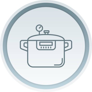 Mutfak. Web simgesi basit illüstrasyon