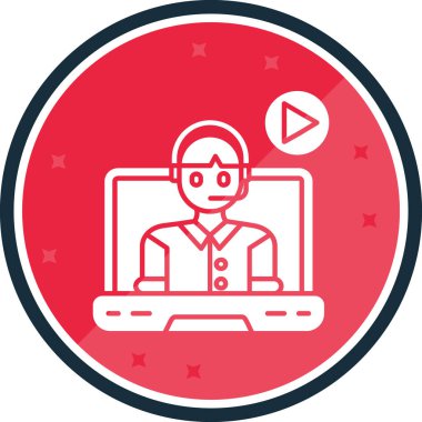 Vektör illüstrasyonu, simge ögesi biçimi