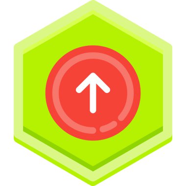 Ok. Web simgesi basit illüstrasyon