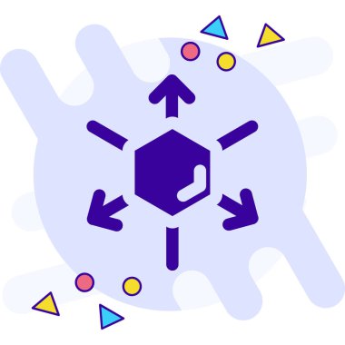 seo modern simgesinin vektör illüstrasyonu