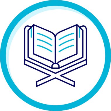 Kitap. Web simgesi basit illüstrasyon