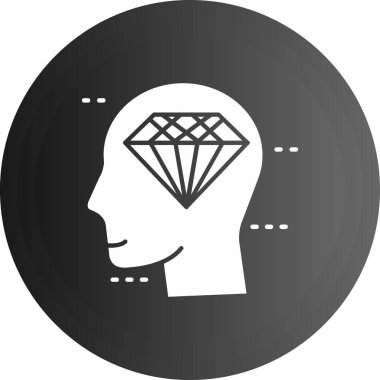 Elmas simgesi, vektör illüstrasyonu