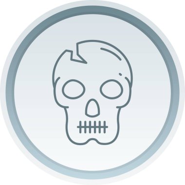 ölüm kafatası vektör simgesi
