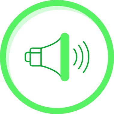 Konuşmacı simgesi. vektör illüstrasyonu