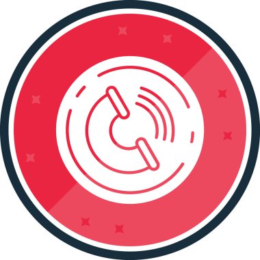 Hedef simgenin vektör illüstrasyonu