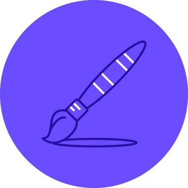 fırça. Web simgesi basit illüstrasyon