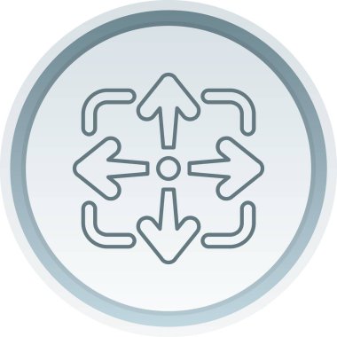 ok simgesi vektör illüstrasyonu