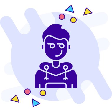 bebek simgesi, basit vektör illüstrasyonu