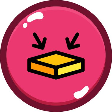 - Şeker. Web simgesi basit illüstrasyon