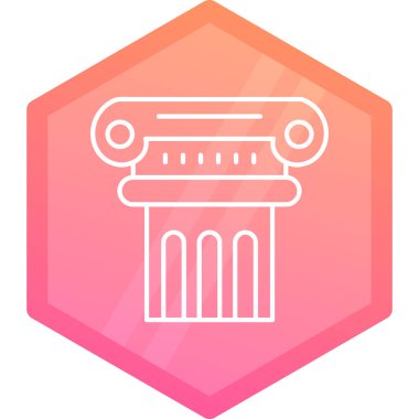 Modern simgenin vektör illüstrasyonu