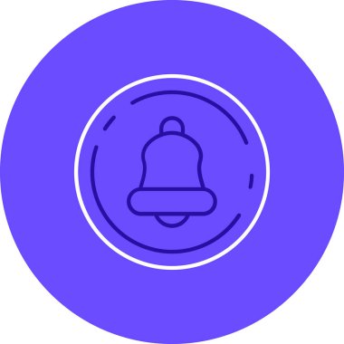 Çan simgesi vektör illüstrasyonu