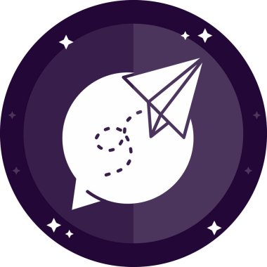 Ay yıldızları. Web simgesi