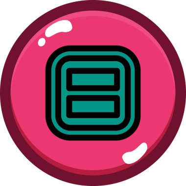 top oyunu simgesi - taslak biçimi