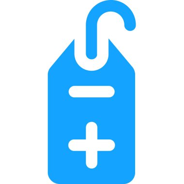 etiket simgesi vektör illüstrasyonu